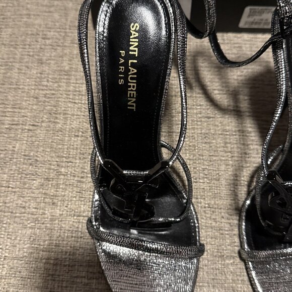 Yves Saint Laurent Cassandra Heels Metallic Leather - Picture 5 of 14